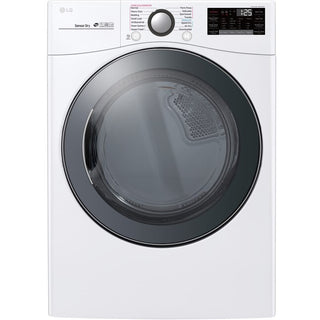 LG - 27" Gas Dryer with 7.4 cu. ft. Capacity, TurboSteam - DLGX3901W