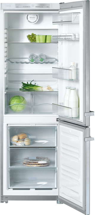 Open Box – Miele KFN12823SD 24" Bottom Freezer Refrigerator – Stainless Steel (Small Dent on Top Door)