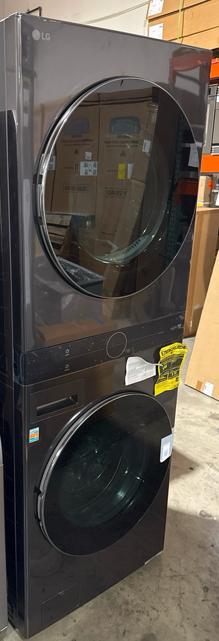 LG Single Unit Front Load LG WashTower™ with Center Control™ 4.5 cu. ft. Washer and 7.4 cu. ft. Gas Dryer -  WKGX201HBA Open Box