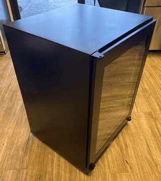 24 Inch Panel Ready Freestanding/Built-In Under Counter Single Zone Beverage Center, side view, open box