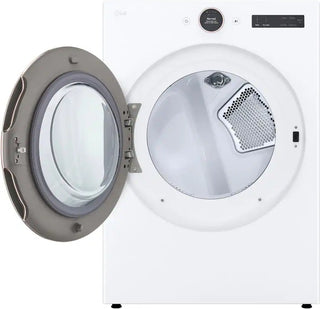 LG DLGX6501W 7.4 Cu. Ft. Smart Gas Dryer with TurboSteam in White - Stock Photo