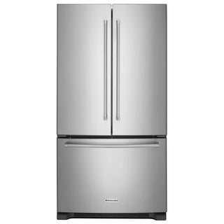 KitchenAid - 36 Inch Counter Depth French Door Refrigerator with 20 Cu. Ft. Capacity - KRFC300ESS