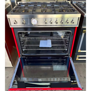 Bertazzoni - 36 Inch Freestanding Professional Gas Range - PROF366GASROT