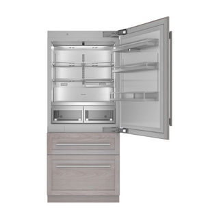 Thermador - 36 Inch Panel Ready Built-In Bottom Mount Refrigerator - T36IB100SP