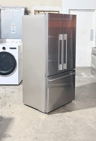 Fisher & Paykel RF170ADX4N 30 inch French Door Refrigerator, Side View - Open Box | Appliance Key 