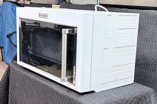 Whirlpool KMHC319EWH 1.9 cu. ft. Over-the-Range Convection Microwave, Front View, Side View - Open Box | Appliance Key