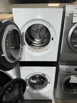 LG - 24 inch Smart Electric Laundry Center - WKHC152HWA Open box