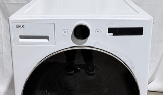 LG WM6500HWA 27 inch Front Load Washer, Front View - Open Box | Appliance Key