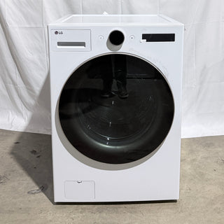 LG WM6500HWA 27 inch Front Load Washer, Front View - Open Box | Appliance Key