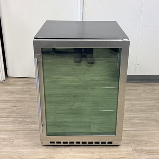 Azure A224BEV-S 24 inch Beverage Center with Glass Door | Open box front view