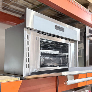 Thermador MC30WS 30 inch Masterpiece Speed Oven Stainless Steel | Open box side view