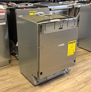 Open Box G7591SCVI Miele 24" panel ready dishwasher controls and stainless steel - Side view
