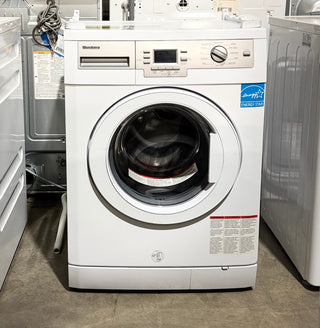 Blomberg WM77120 24-inch front-load washer white, Front View, Open box