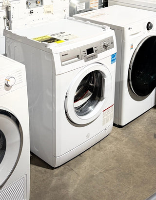 Blomberg WM77120 24-inch white, side view, Open Box