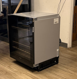 Miele KWT6322UG 24-inch built-in wine cooler, obsidian black, Right Side View Open Box