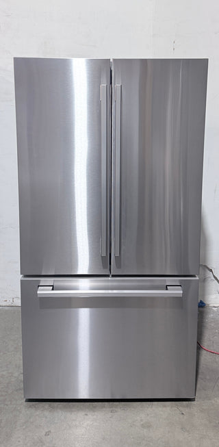 LG STUDIO SRFB27S3 36 inch Counter Depth French Door Refrigerator - Open Box, front view