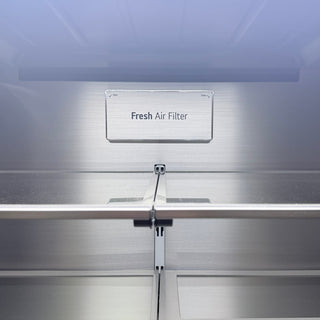 LG STUDIO SRFB27S3 36 inch Counter Depth French Door Refrigerator - Open Box, interior view