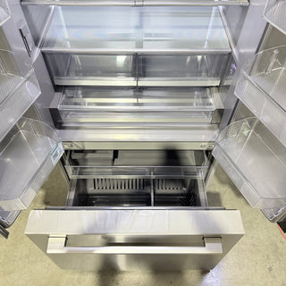LG STUDIO SRFB27S3 36 inch Counter Depth French Door Refrigerator - Open Box, interior view