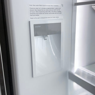 Thermador T36FT820NS 36" French Door Refrigerator - Open Box, water dispenser