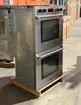 Open Box Bertazzoni MASFD30XV Double Wall Oven Stainless Steel – Side View