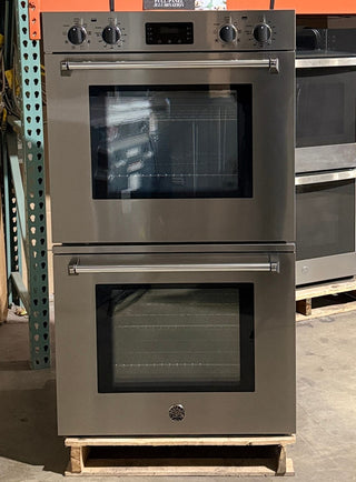 Open Box Bertazzoni MASFD30XV 30 Inch Double Electric Wall Oven Stainless Steel – Front View