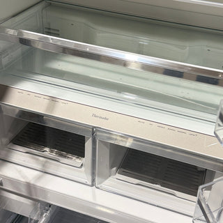 36 Inch Freestanding French Door Smart Refrigerator - Control panel, Interior view