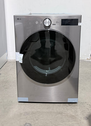 LG DLGX5801V 7.4 Cu. Ft. Ultra Large Capacity Smart Gas Dryer, Open Box, front view