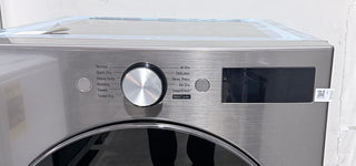 LG DLGX5801V 7.4 Cu. Ft. Ultra Large Capacity Smart Gas Dryer, Open Box, control panel