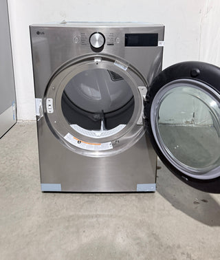 LG DLGX5801V 7.4 Cu. Ft. Ultra Large Capacity Smart Gas Dryer, Open Box, interior view