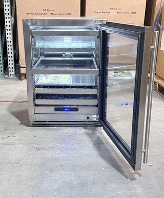  U-Line UHBV524-SG01A 24-inch 5 Class Beverage Center | Open Box Interior View