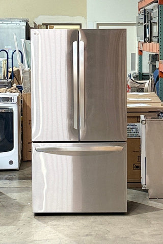 Open box - LG LRFLC2706S French door stainless refrigerator interior with shelves