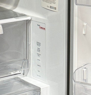 LG LRFLC2706S stainless steel refrigerator control panel – open box