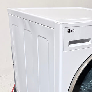 LG WM6500HWA 27 inch Front Load Washer - Open Box, side top view