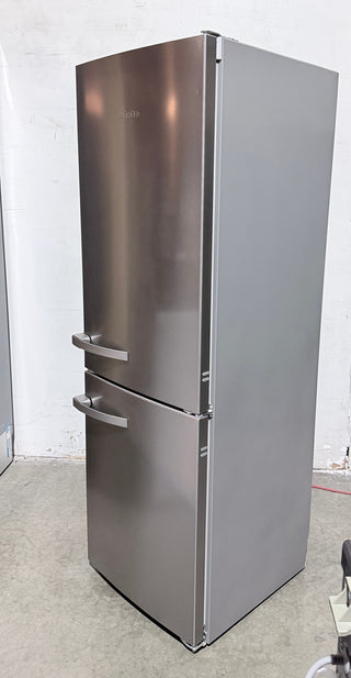 Miele KFN12823SD 24 inch Bottom Freezer Refrigerator - Open Box, side view