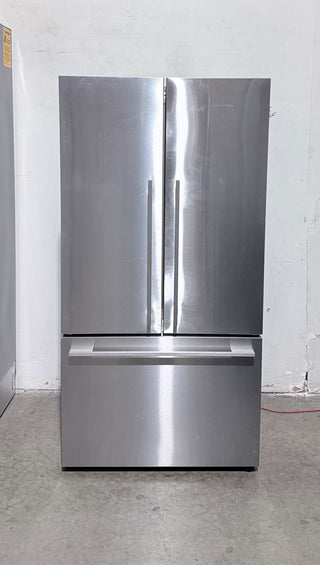 Fisher & Paykel RF201ADX5 N 36" 20.1 Cu. Ft. French Door Refrigerator Freezer in Stainless Steel - Open Box, front view