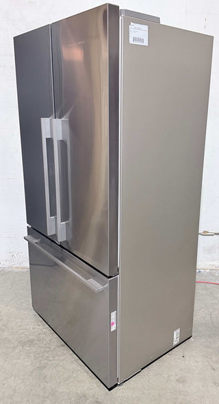 Fisher & Paykel RF201ADX5 N 36" 20.1 Cu. Ft. French Door Refrigerator Freezer in Stainless Steel - Open Box, side view