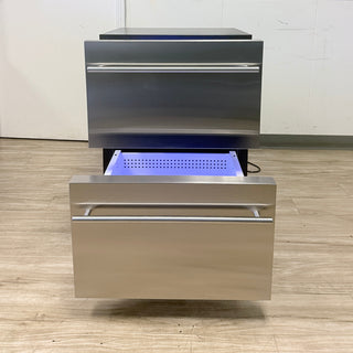 Zephyr PRRD24C1AS 24 inch Single Zone Refrigerator Drawers - Open Box, front view