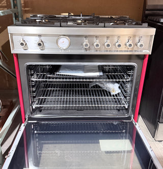 Bertazzoni PROF366GASROT 36 inch Professional Gas Range - Open Box, interior view