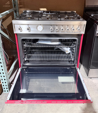 Bertazzoni PROF366GASROT 36 inch Professional Gas Range - Open Box, interior view