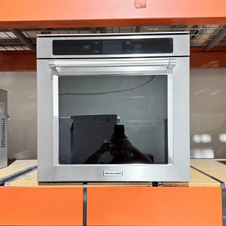 KitchenAid KOSC504PPS 24 inch Convection Oven - Open Box, front view