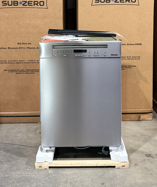 Miele G7106SCU 24" Built-In Dishwasher Clean Touch Steel, Front View