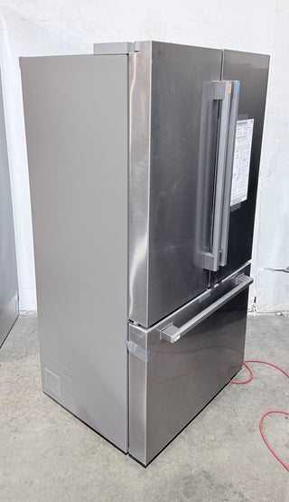 LG STUDIO SRFB27S3 36 inch Counter Depth French Door Refrigerator - Open Box, side view