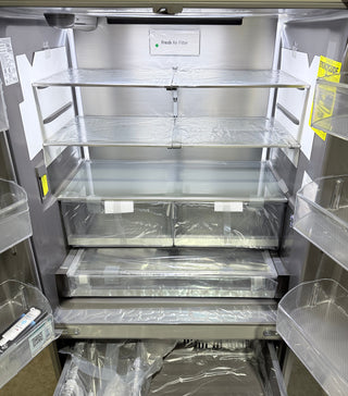 LG STUDIO SRFB27S3 36 inch Counter Depth French Door Refrigerator - Open Box, interior view