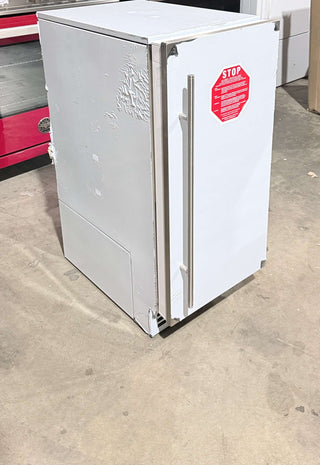 Scotsman SRNP110A-1SS 15" Undercounter Nugget Ice Machine with Drain Pump - Open Box, side view 