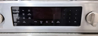 Bosch HDIP054U 30" Benchmark Dual-Fuel Slide-In Range in Stainless Steel - Open Box, control panel