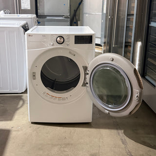 LG DLGX4001W 27 inch Front Load Gas Dryer, Interior View - Open Box (Rollers Repaired) | Appliance Key