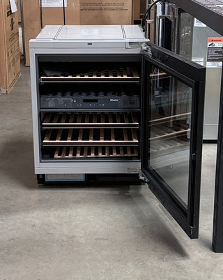 Miele KWT6322UG 24 inch Built-In Dual Zone Wine Cooler - Interior View
