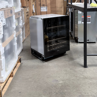 Miele KWT6322UG 24 inch Built-In Dual Zone Wine Cooler, Side View - Open Box | Appliance Key