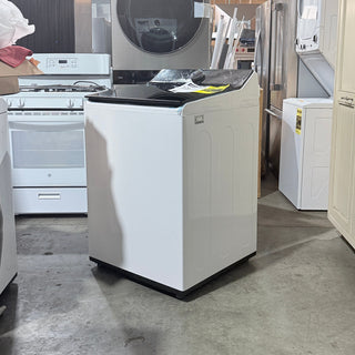 LG WT8600CW 27 inch Top Load Washer, open box - side view,
shell casing and base assembly replaced by authorized LG technician