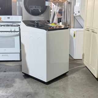 LG WT8600CW 27 inch Top Load Washer, open box - side view,
shell casing and base assembly replaced by authorized LG technician